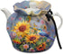 Sunflower Butterfly Hummingbird Tea Pots Cosy Kitchen Tea Pot Dust Cover Insulated Kettle Cover Breakfast Warmer for Home Kitchen Decorative Easy ...
