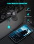 COMSOON Bluetooth Receiver with LCD Screen, Portable 3.5mm AUX Bluetooth 5.0 Adapter for Car/Home Stereo/Speaker/Wired Headphones, Noise Cancellin...