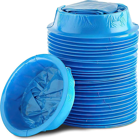25 Pack Barf Bags Disposable, Puke Bags, 1000ml High Density Vomit Bags, Perfect for Morning Sickness, Kids, Pregnant Women, Taxis Drivers,Sea, Ca...
