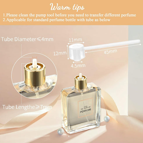 14 Pieces Travel Perfume Mini Refillable Spray Perfume Bottle Portable Perfume Bottle with 10 Pieces Perfume Refill Pump Perfume Dispenser Pump Tr...