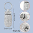 Bling Pill Case Portable Travel Pill Container Bottle Rhinestone Waterproof Small Pill Holder with Keychain Cute Mini Pill Storage Box for Outdoor...