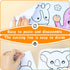 Children's Drawing Roll, Coloring Paper Roll for Kids, Drawing Paper Roll DIY Painting Drawing Paper, Color Filling Paper, Sticky Drawing Art supp...