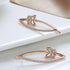 Butterfly Earrings for Women Cubic Zirconia Earrings Rose Gold Hoop Earrings Dangling Earrings Jewelry...