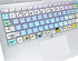 Keyboard Cover for Microsoft Surface Book 2 13.5&15 inch/Surface Laptop 2017/Laptop2 2018, Silicone Skin Protector with Pattern, US Layout, Cute C...