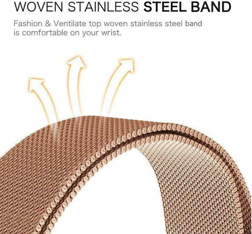 valkit Compatible with Samsung Galaxy Watch 7/5/4 40mm 44mm Band/Galaxy Watch Pro 5 45mm/Galaxy Watch 3 41mm Band 2 Pack 20mm Stainless Steel Wris...