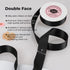 VATIN Double Face Black Satin Ribbon 1" Continuous 25 Yards,Black Polyester Fabric Ribbon use for Bows Bouquet, Gift Wrapping, Floral Arrangement ...