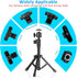 BILIONE Webcam Tripod Stand, for Logitech Webcam C920 C922 C930e C920S C920 C615 C960 C920x BRIO 4K NexiGo N60, Extendable Stand for Desk, Lightwe...