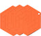 Trivet Mat, Set of 3 Silicone Pot Holder, Hot Pads, Potholder for Pots and Pans (Red Coral)...