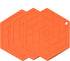 Trivet Mat, Set of 3 Silicone Pot Holder, Hot Pads, Potholder for Pots and Pans (Red Coral)...