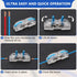 20Pcs Lever Nuts Wire Connectors, Inline Wire Connectors, 1 Conductor Compact Lever Wire Connectors, Compact Splicing Electrical Connectors Butt T...