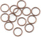 200 Pieces - 8mm Jump Rings Antique Copper Tone - 18 Gauge (1mm Thickness)...