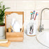 Bathroom Cups Dispenser Plastic Mouthwash Holder Acrylic Disposable Paper Cups Rack White Kitchen Accessories Cup Storage Box for Guest Toiletries...
