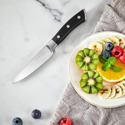 Paring Knife, 4 inch Small Kitchen Knife Ultra Sharp German Stainless Steel Fruit and Vegetable Cutting Chopping Knives - Full Tang Ergonomic Hand...