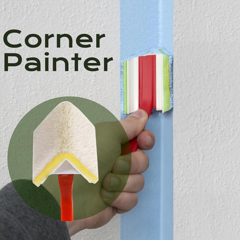 Paint Edger Trimmer with Pad Refills,Corner Walls & Ceilings Painter,Trim and Touch Up Painter with Refill Pad, Edger Applicator for Flat Surfaces...