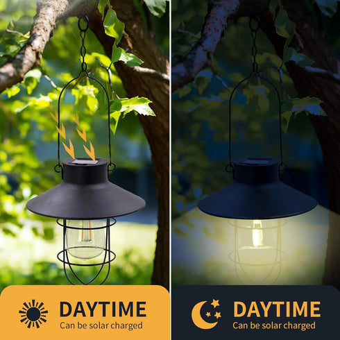 Replacement Solar Light Parts-Solar Lanterns Outdoor Waterproof Two Sizes for Versatile Switching 2 Pack They Can Serve As Accessories Or Stand Al...