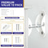 4our Kiddies 10 Pack Furniture Anchors for Baby Proofing, Anti Tip Furniture Wall Anchors, Secure 400 Pounds Cabinet, Bookcase, Dresser to Wall, E...