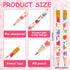 50Pcs Valentine's Day Short Pencil with Erasers 4 Inch Conversation Heart Writing Pencils 2 Styles Colorful Wood Half Pencils for Holiday School O...