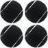 Squeaky Tennis Balls for Dogs Colorful Easy Catching Pet Dog Balls 4 Pack (2.5inch-Black)...