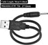 2pcs USB DC Charger Charge Charging Cable for Mini S530 Smallest Invisible Wireless Bluetooth Earbuds Earphones Headphones Headset and Bluetooth S...