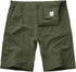 Men's Outdoor Casual Elastic Waist Lightweight Stretch Quick Dry Cargo Fishing Hiking Shorts #6229-Army Green-42...