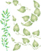 Leaf Stencil, 3.25 x 4 inch - Leaves Vines Stencils for Painting Cards...