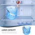 Kichvoe Bar Ice Cube Bucket with Ice Tongs 1150ml Ice Container Bucket Ice Cube Container Storage Bucket Transaprent Beer Bucket For Home Wine Ice...