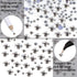 LPBeads 6400 Pieces Hotfix Rhinestones Clear Flat Back 5 Mixed Sizes Crystal Round Glass Gems with Tweezers and Picking Rhinestones Pen...