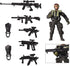 HAPTIME Military Action Figure Play Set for Kids - Army Men Soldiers Toys for Boys and Girls Ages 3-9 (SWAT Team Edition)...