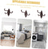 Movable Wall Hook Coat Hangers Swing Arm Hooks Metal Clothes Hanger Wall Mounted Clothing Rack Utility Wall Hanging Hook Cast Iron Hooks Coat Hook...