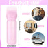 Root Comb Bottle Applicator 6 Ounce,Oil Applicator for Hair Dye Hair Oiling Applicator with Graduated Scale (Pink)...