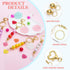 10Pcs Beadable Keychains Bar, Beaded Metal Keychain for Keychain Making, 360°Rotatable Beaded DIY Keychain Making Supplies Kit for Craft Keychain ...