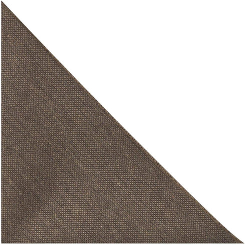 King & Priory Highland Weave Hessian Brown Pocket Square, Handkerchief...