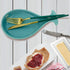 Whale Spoon Rest for Stove Top, Ceramic Spoon Holder for Kitchen Counter, Modern Farmhouse Kitchen Décor, 7.8 x 4.8 Inches (Aqua Blue)...
