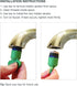 Danco Cache Faucet Aerator Key Removal Wrench Tool, Multiple Colors, M24x1, M21.5×1, M18.5×1 and M16.5×1 (11032)...