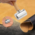 Leather Roller Tool Leather Press Edge Creaser and Smoother Leather Stamping Tools Glue Laminating Roller with Wooden Handle Platen Tool for Handm...