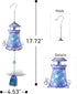 CoTa Global Purple Lighthouse Hanging Sea Glass Wind Chime 17.72 Inch, Nautical Glass Windchime Outdoor Decor for a Harmonic Porch, Patio & Garden...