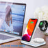 Wireless Charger, 3 in 1 Wireless Charging Station for Apple iWatch 7/SE/65/4/3/2 AirPods 2/3/Pro Qi Certified Fast Charging Stand for iPhone 14/1...