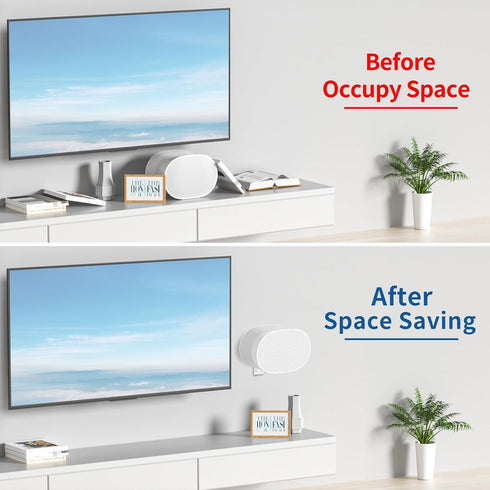 Speaker Mount Bracket for Sonos Era 300 Wall Mount Shelf with Kits Easy to Install - Metal Speaker Mount Mounting Bracket Compatible with Sonos Er...