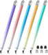 Stylus Pens for Touch Screens (5 Pcs), CPKEON Capacitive Stylus Pencil 2 in 1 Precision Stylus Pen with Replaceable Tips for iPad iPhone Tablets S...