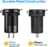 Linkstyle USB Car Charger Socket 12V, 30W Dual PD Type C & 18W QC3.0 Dual USB Charger Power Outlet Panel Waterproof Fast Charge Adapter with LED D...