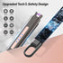 VEHHE Candle Lighter, Electric Lighter Rechargeable with Safety Lock and LED Battery Display, USB Long Lighter for Candle, Windproof & Flameless A...