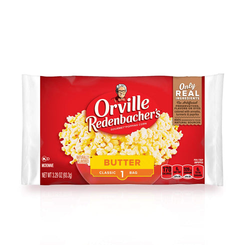 Orville Redenbacher's Butter Popcorn, 3.29 Ounce Classic Bag...