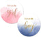 Rose Gold Watercolor Gender Reveal Stickers, 2inch 40 Navy Gold Glitter Team Girl Team Boy Baby Shower Labels Sticker...
