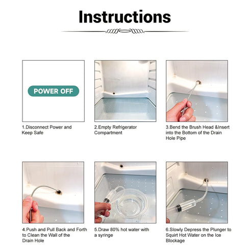 Ice Water Line Tool for Refrigerator Thaw Water Line Part (One Pack)...