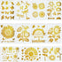 Sunflower Stencil (A4) - Reusable Sun Flower Stencils DIY Template for Art and Crafts for Painting on Wood, Canvas, Paper, Fabric, Wall, Furniture...