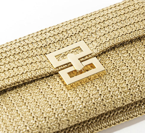 Avilego Straw Handbags for Women Straw Clutch Summer Bag Beach Bag Casual Straw Purses 2024...