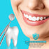 Dental Tools, 6-Pack Stainless Steel Teeth Cleaning Kit - Dental Scraper, Pick, Mouth Mirror, Tweezer for Dentist, Personal, Pets - Tartar & Plaqu...