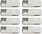 MY MIRONEY 3.1" x 2" x 0.6" Metal Slide Top Tin Containers for Candies Jewelry Crafts Pills Survival Kit Pack of 8...
