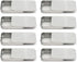 MY MIRONEY 3.1" x 2" x 0.6" Metal Slide Top Tin Containers for Candies Jewelry Crafts Pills Survival Kit Pack of 8...