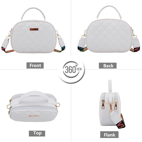 PORT&LOTUS Small Handbags for Women Fashion Top-handle Women's Bags Crossbody Purses for Women...